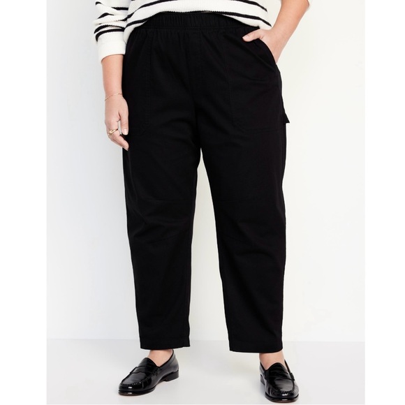 🖤 Old Navy Pulla Utility Women’s Black Pants - Size M - Picture 3 of 5